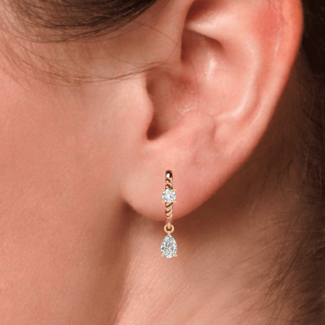 Virelia Seraphine Diamond Earrings - Image 8