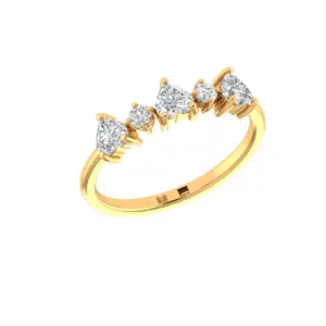 Aurevane Cascade Diamond Ring