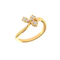 Seravelle Petal Diamond Ring - Thumbnail Image 1