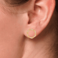 Cirelle Weave Diamond Earrings - Thumbnail Image 8