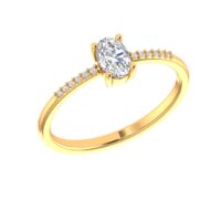 Classic Solitaire Diamond Ring - Thumbnail Image 1