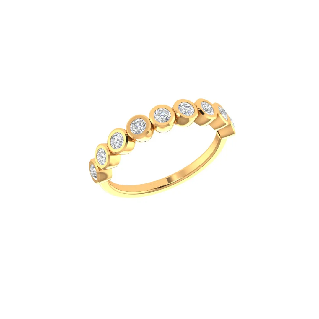 Classic Diamond Band Ring - Image 1