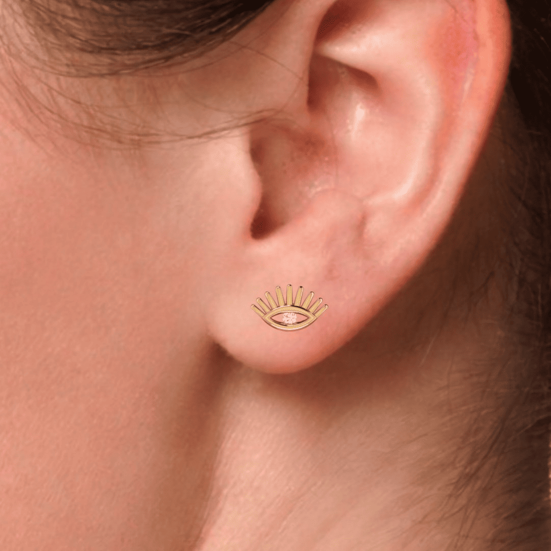 Solivane Gaze Diamond Earrings - Image 8