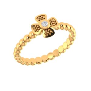 Petal Diamond Ring