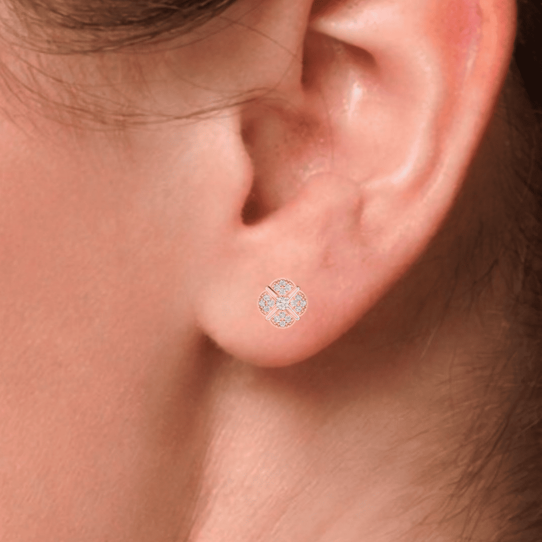 Calithra Crosslight Diamond Earrings - Image 8