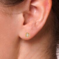 Eternal Bloom Diamond Earrings - Thumbnail Image 8