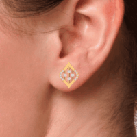 Zarelle Prism Diamond Earrings - Thumbnail Image 2
