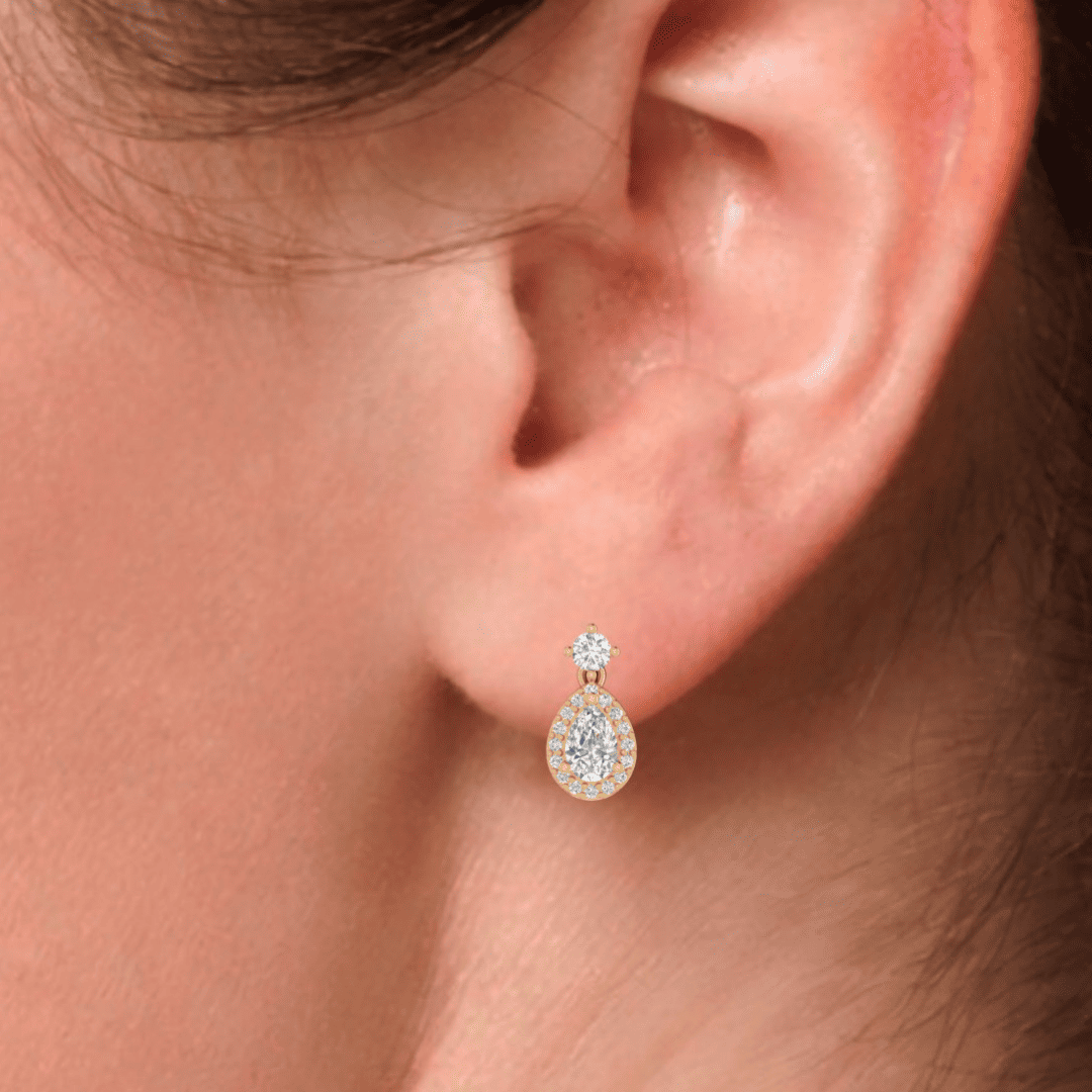 Solenne Cascade Diamond Earrings - Image 8