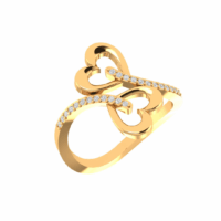Seravelle Heart Diamond Ring - Thumbnail Image 1