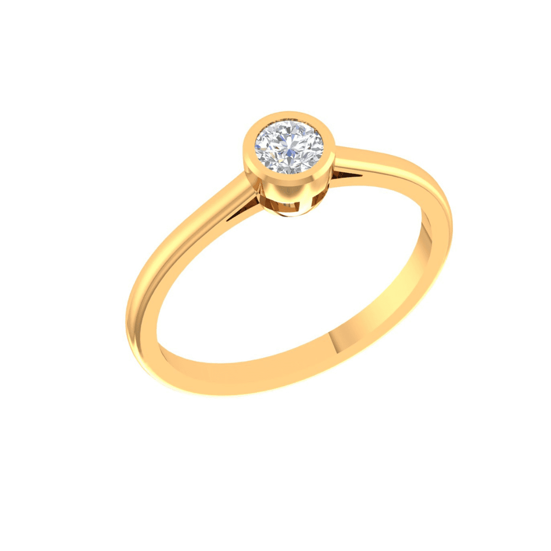 Aurevyn Bezel Diamond Ring - Image 1