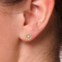Elowen Verity Diamond Earrings - Thumbnail Image 8