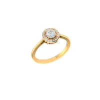 Circle Sparkle Diamond Ring - Thumbnail Image 1