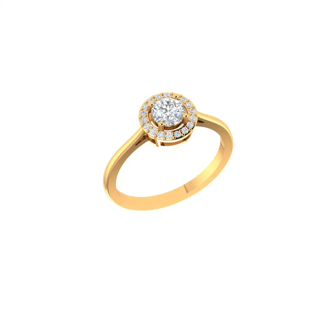 Circle Sparkle Diamond Ring - Image 1
