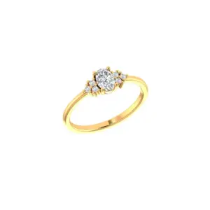 Side Sparkle Diamond Ring