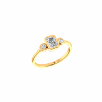 Radiant Cut Diamond Ring - Thumbnail Image 1