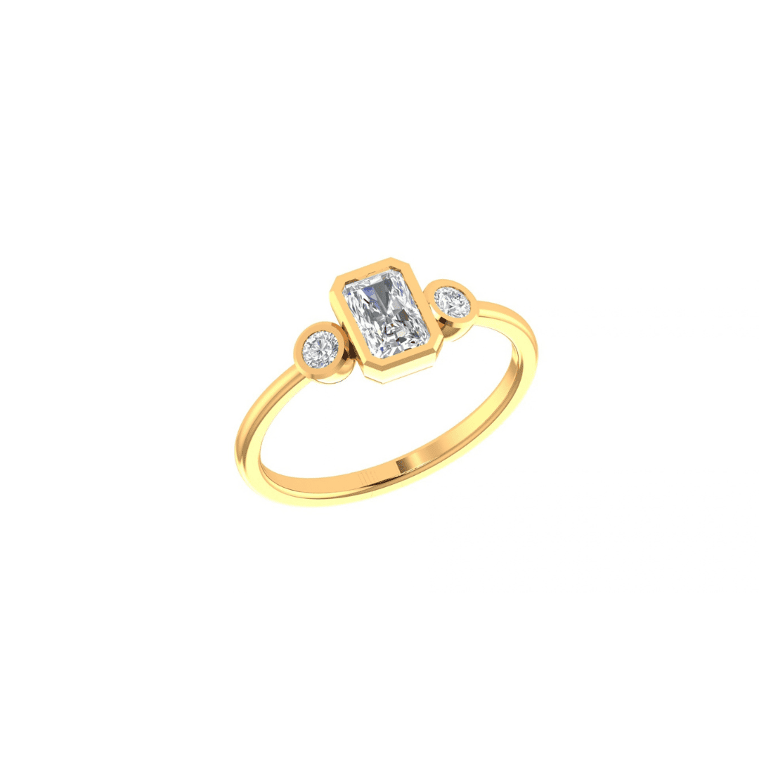 Radiant Cut Diamond Ring - Image 1