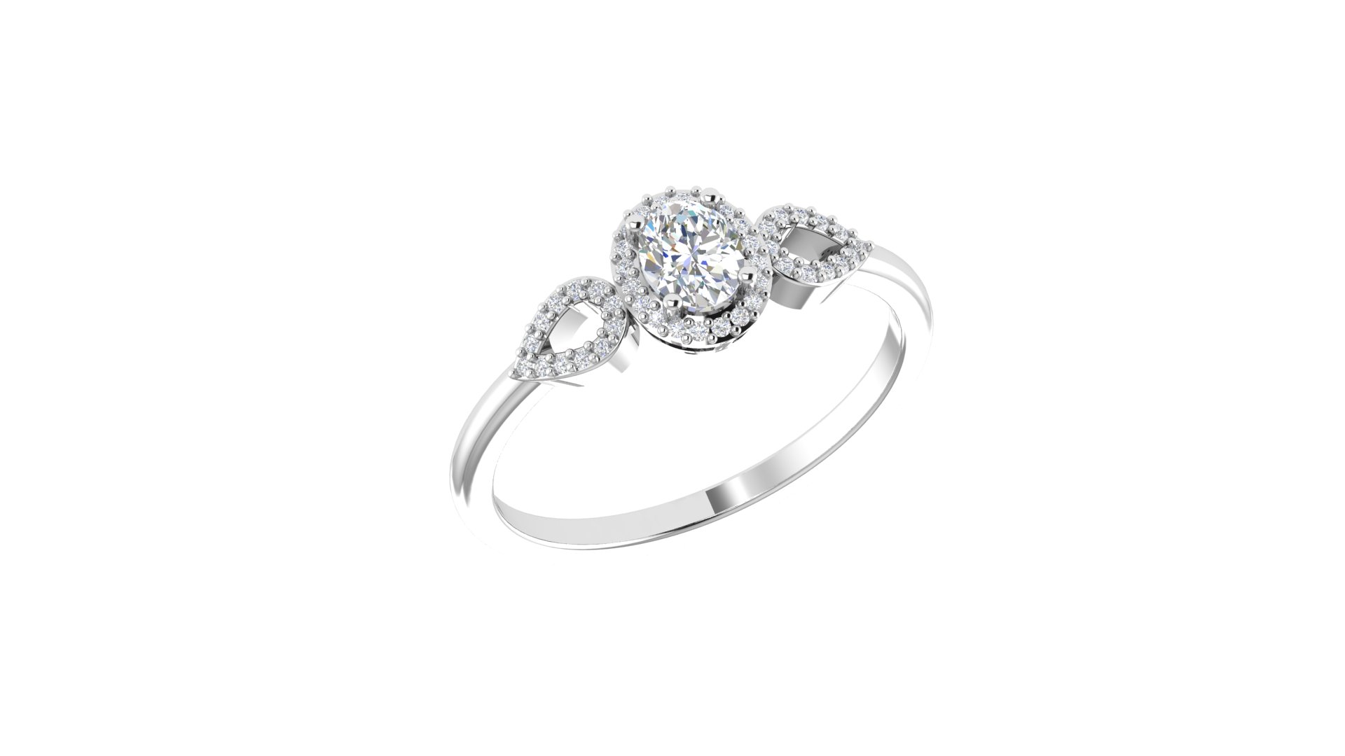 Floral Diamond Ring - Image 5