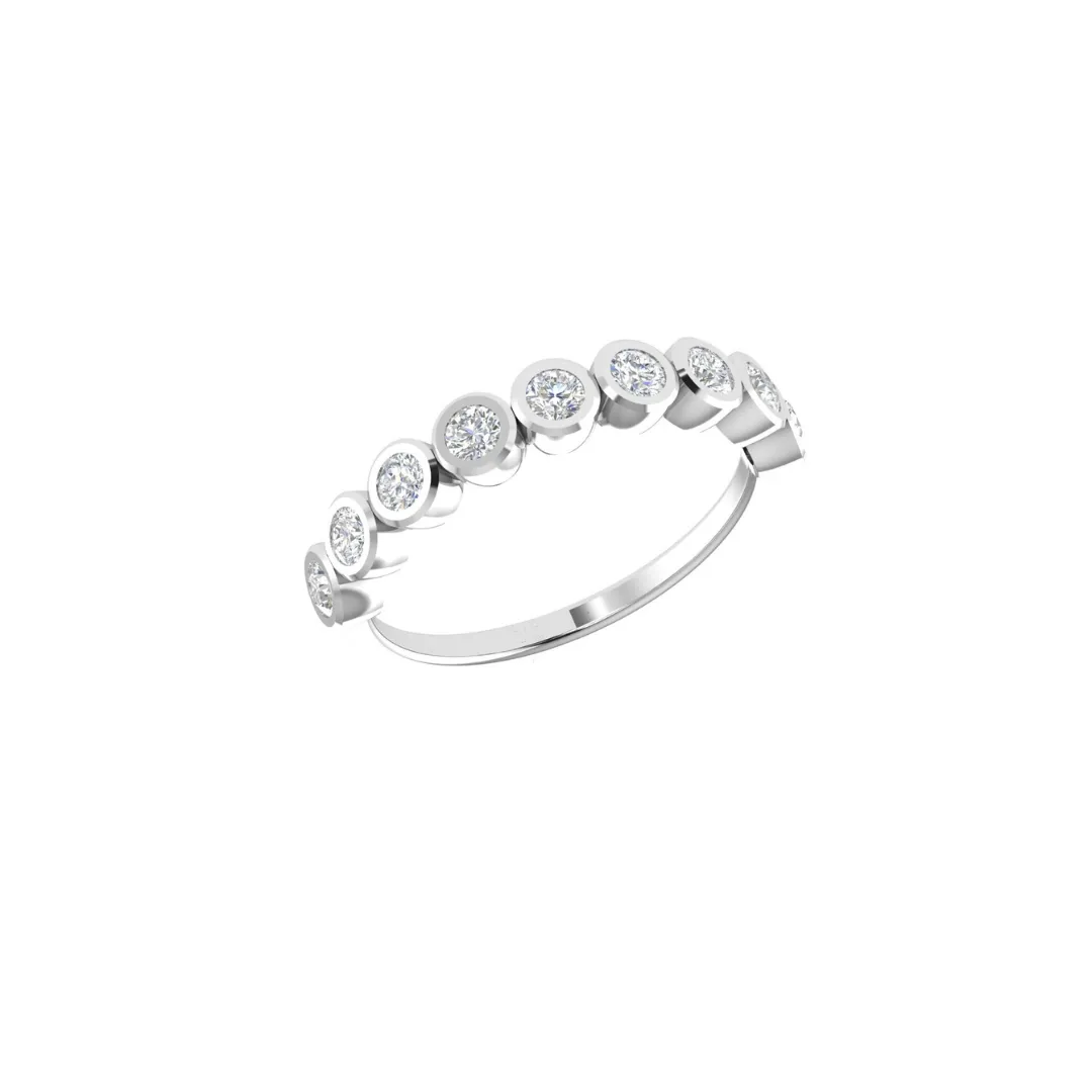 Classic Diamond Band Ring - Image 2