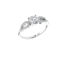 Aurevia Halo Diamond Ring - Thumbnail Image 5