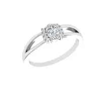 Seravelle Halo Diamond Ring - Thumbnail Image 5