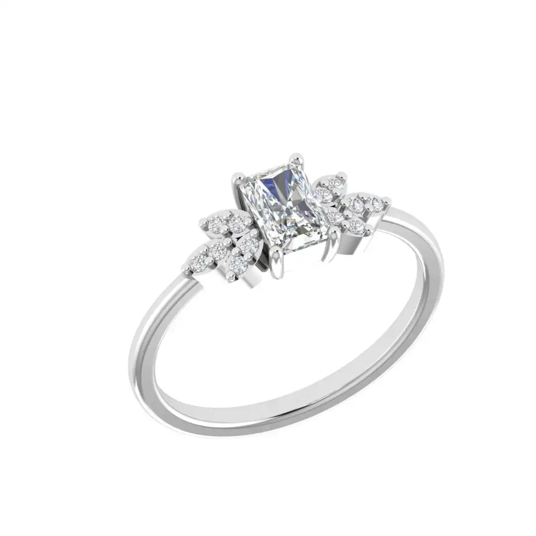 Isolenne Petalcrest Diamond Ring - Image 5