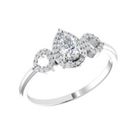 Elegant Three Stone Diamond Ring - Thumbnail Image 5