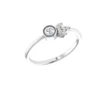 Elvaria Halo Diamond Ring - Thumbnail Image 5