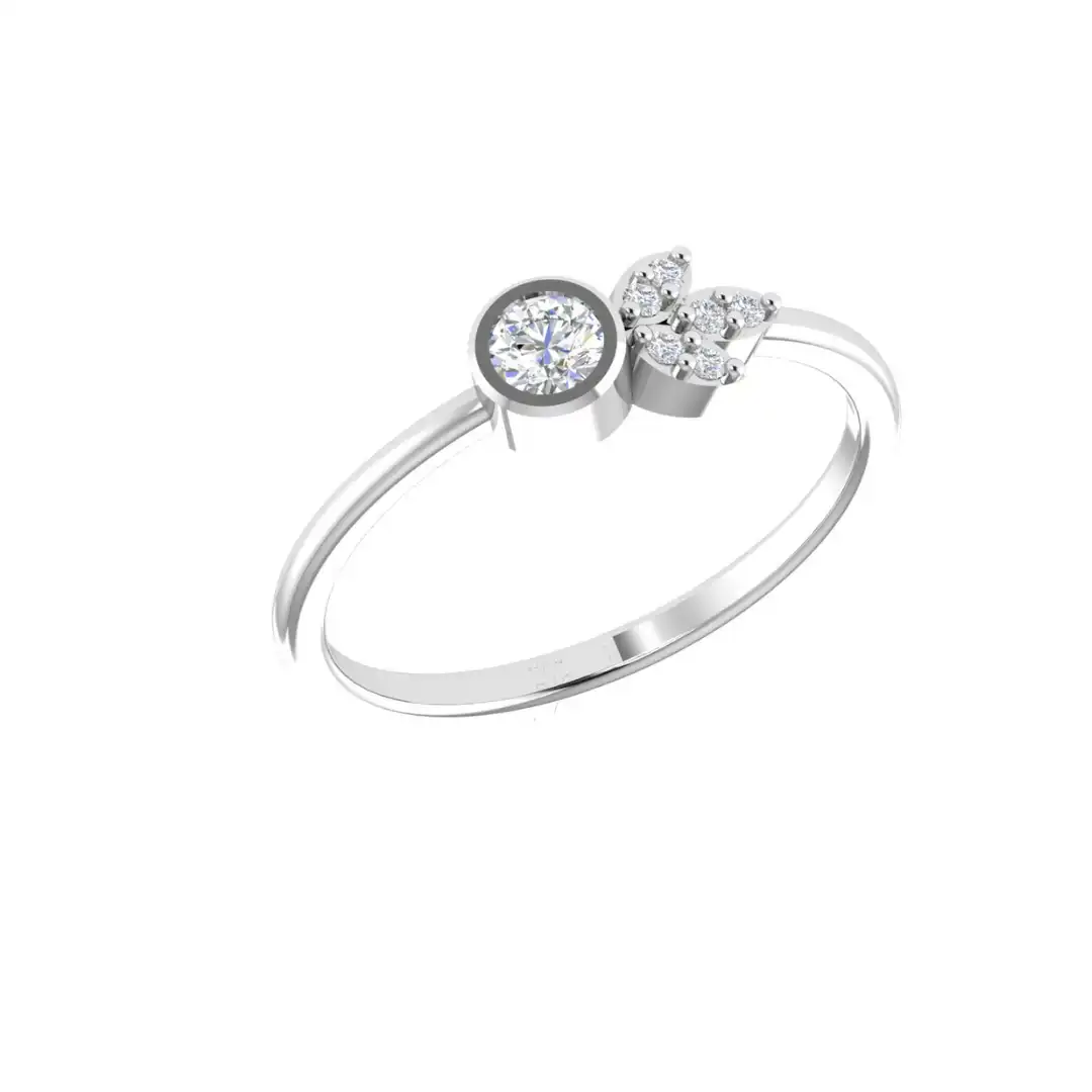 Elvaria Halo Diamond Ring - Image 5