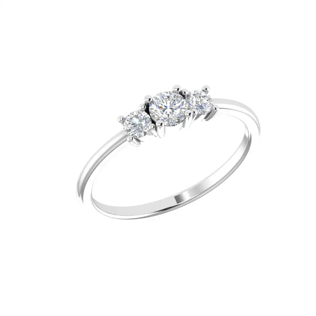Seralune Trilogy Diamond Ring - Image 6