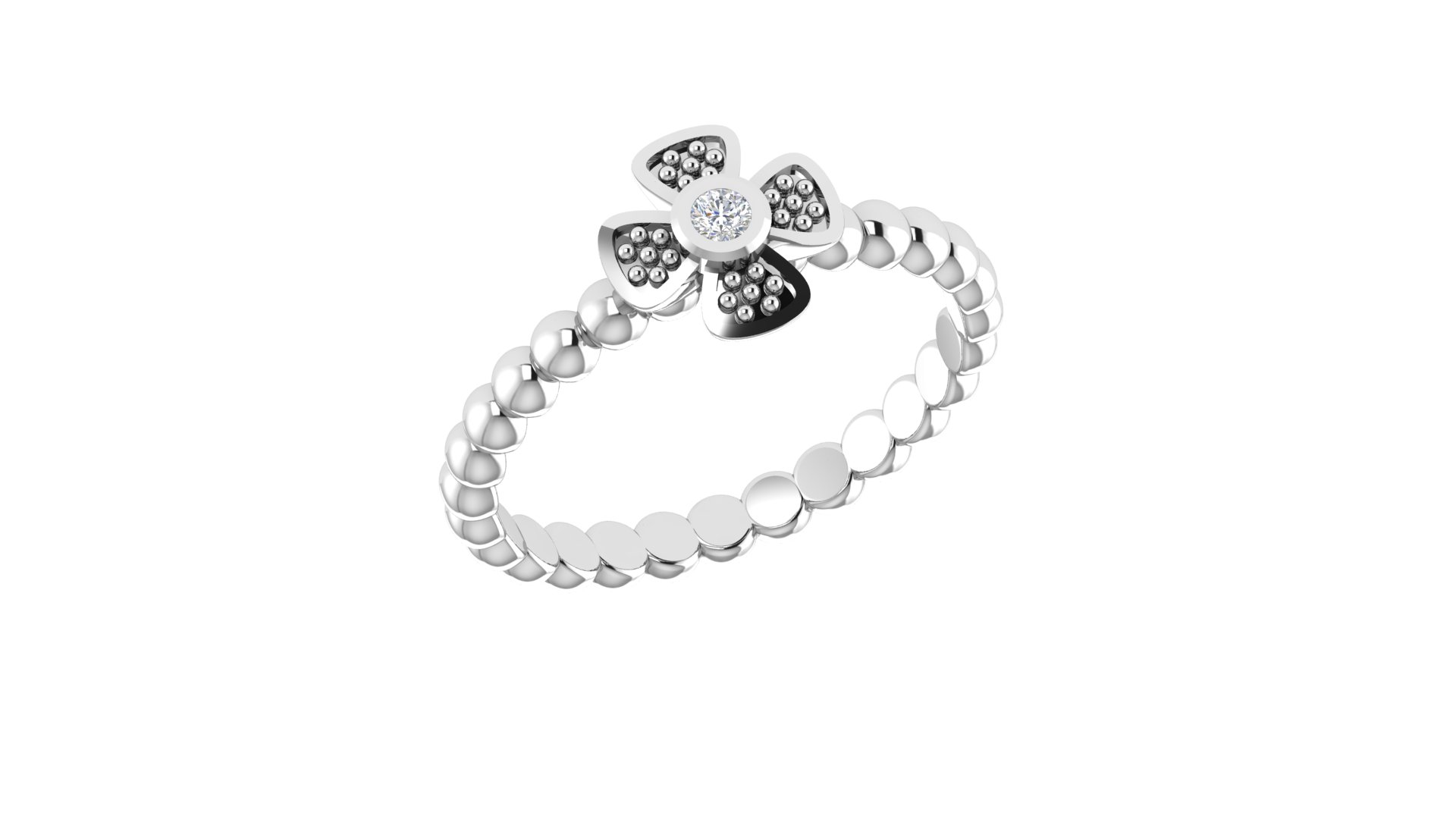 Petal Diamond Ring - Image 5