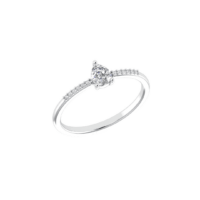Elaris Pear Diamond Ring - Thumbnail Image 5
