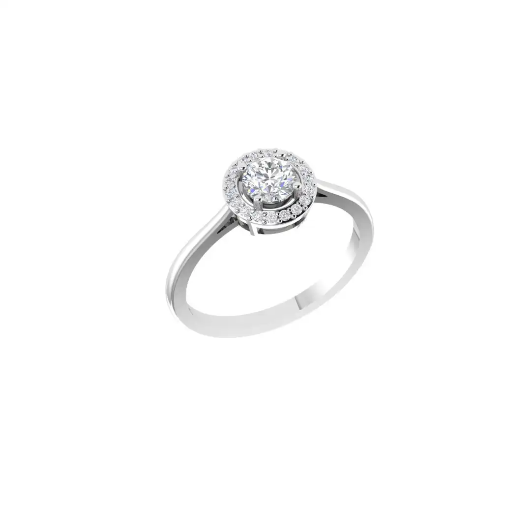 Circle Sparkle Diamond Ring - Image 5
