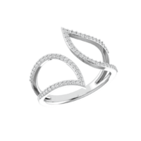 Virellia Twin Arc Diamond Ring - Thumbnail Image 5