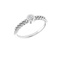 Cyravelle Chain Diamond Ring - Thumbnail Image 8