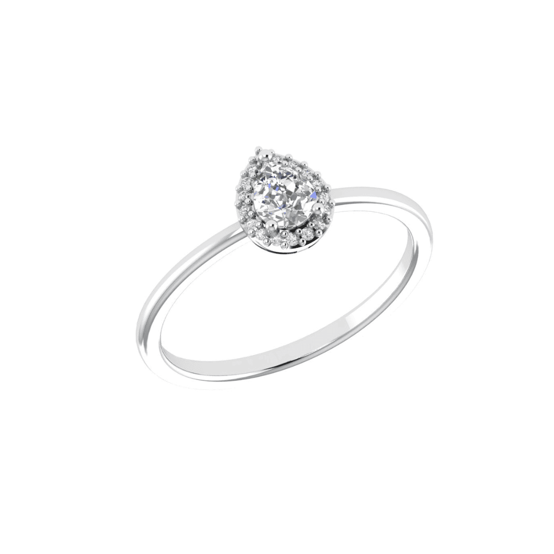 Velmora Halo Diamond Ring - Image 5