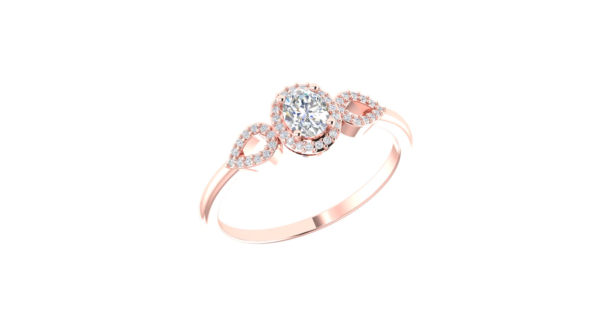 Floral Diamond Ring - Image 8