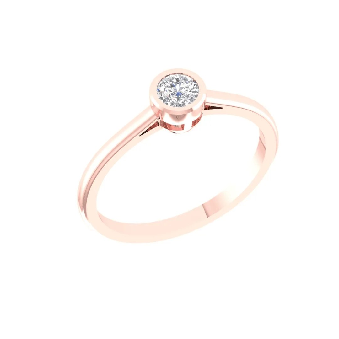 Aurevyn Bezel Diamond Ring - Image 8