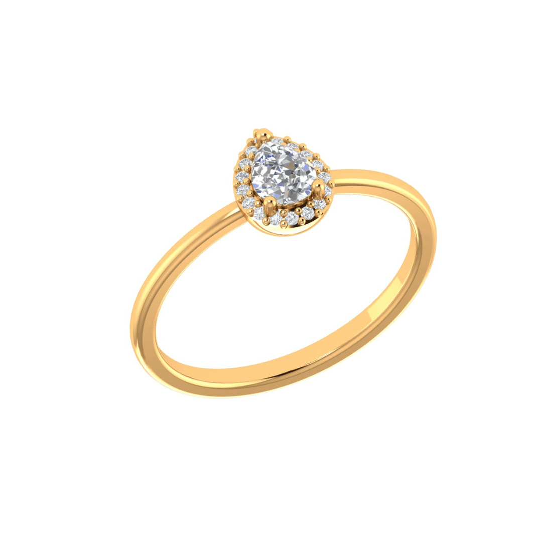 Virelia Halo Diamond Ring - Image 1