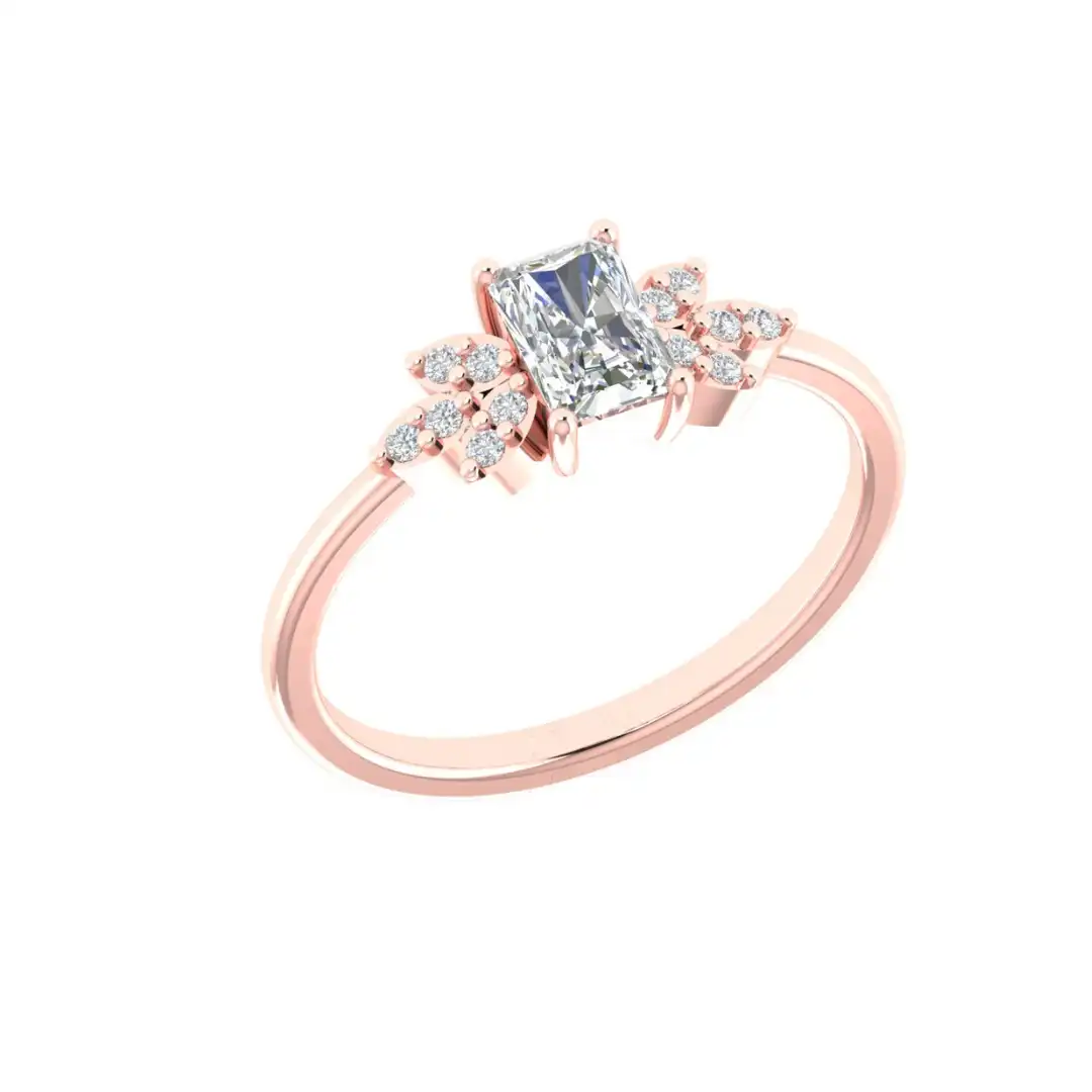 Isolenne Petalcrest Diamond Ring - Image 8