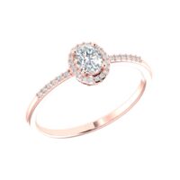 Classic Halo Diamond Ring - Thumbnail Image 9
