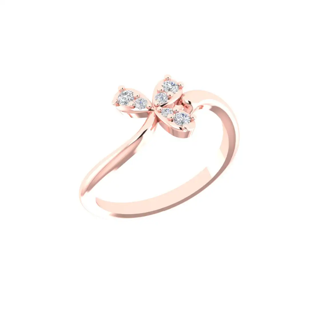 Seravelle Petal Diamond Ring - Image 8