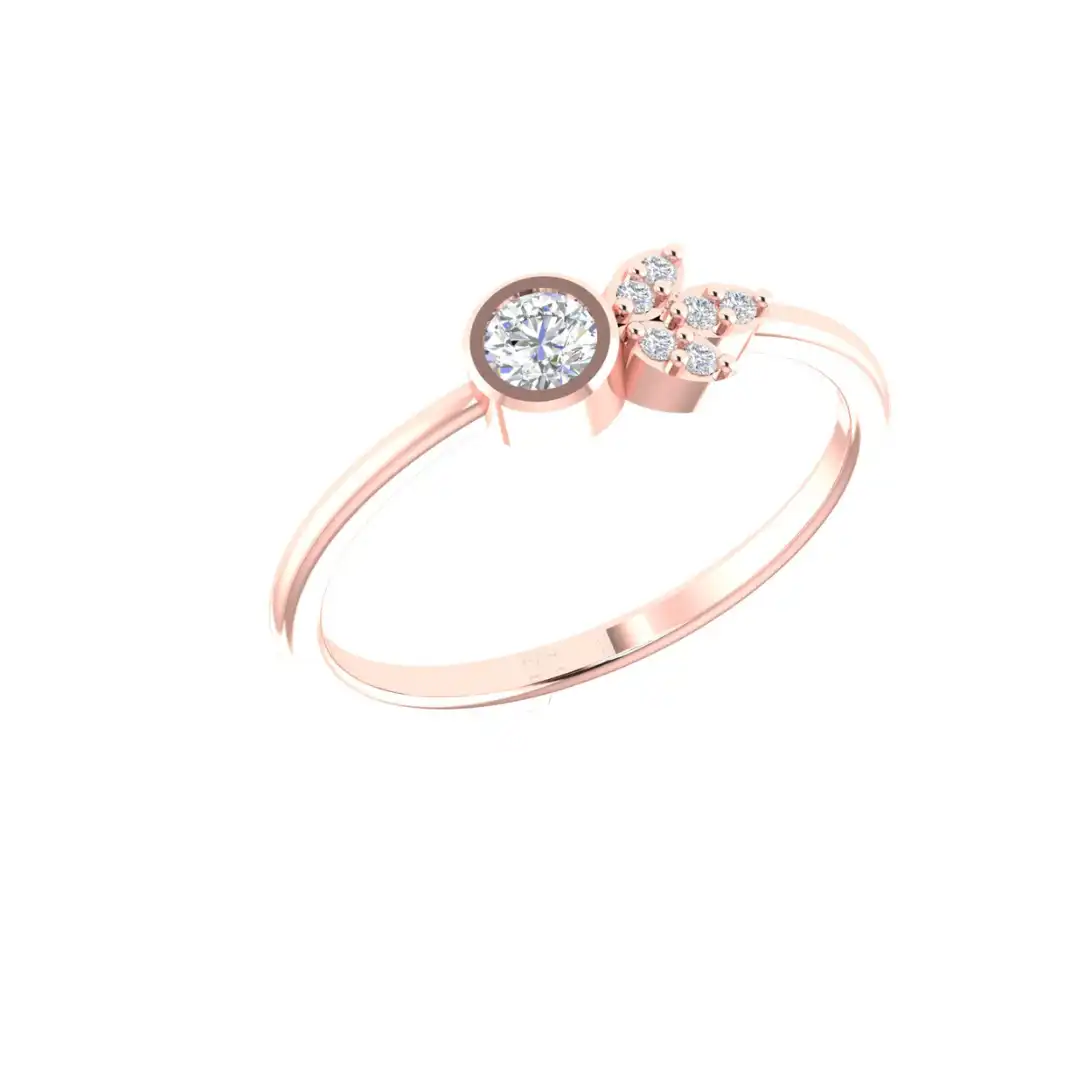 Elvaria Halo Diamond Ring - Image 8