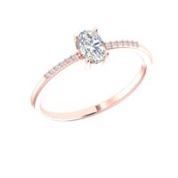 Classic Solitaire Diamond Ring - Thumbnail Image 8