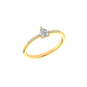 Elaris Pear Diamond Ring