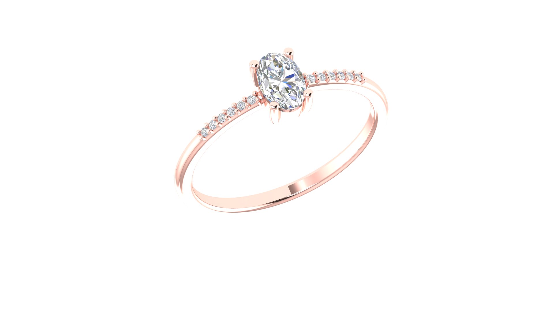 Classic Solitaire Diamond Ring - Image 8