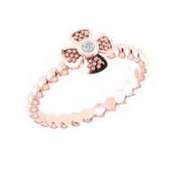 Petal Diamond Ring - Thumbnail Image 8
