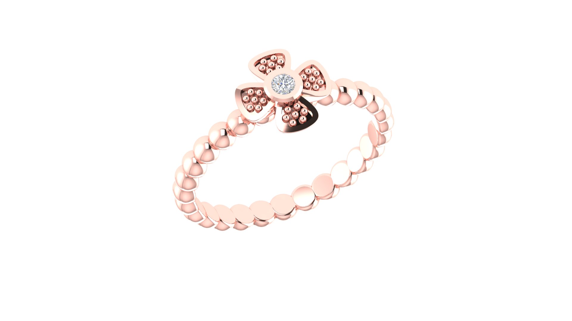 Petal Diamond Ring - Image 8