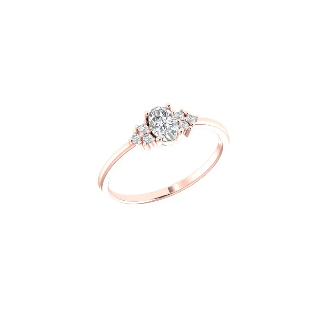 Side Sparkle Diamond Ring - Image 8