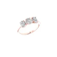 Three Stone Diamond Ring - Thumbnail Image 4