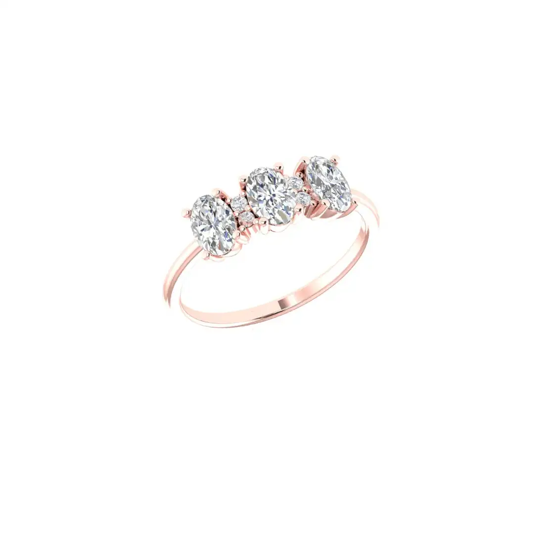 Three Stone Diamond Ring - Image 4